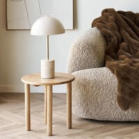 House Nordic Jena pyöreä apupöytä Ø40 cm tammi